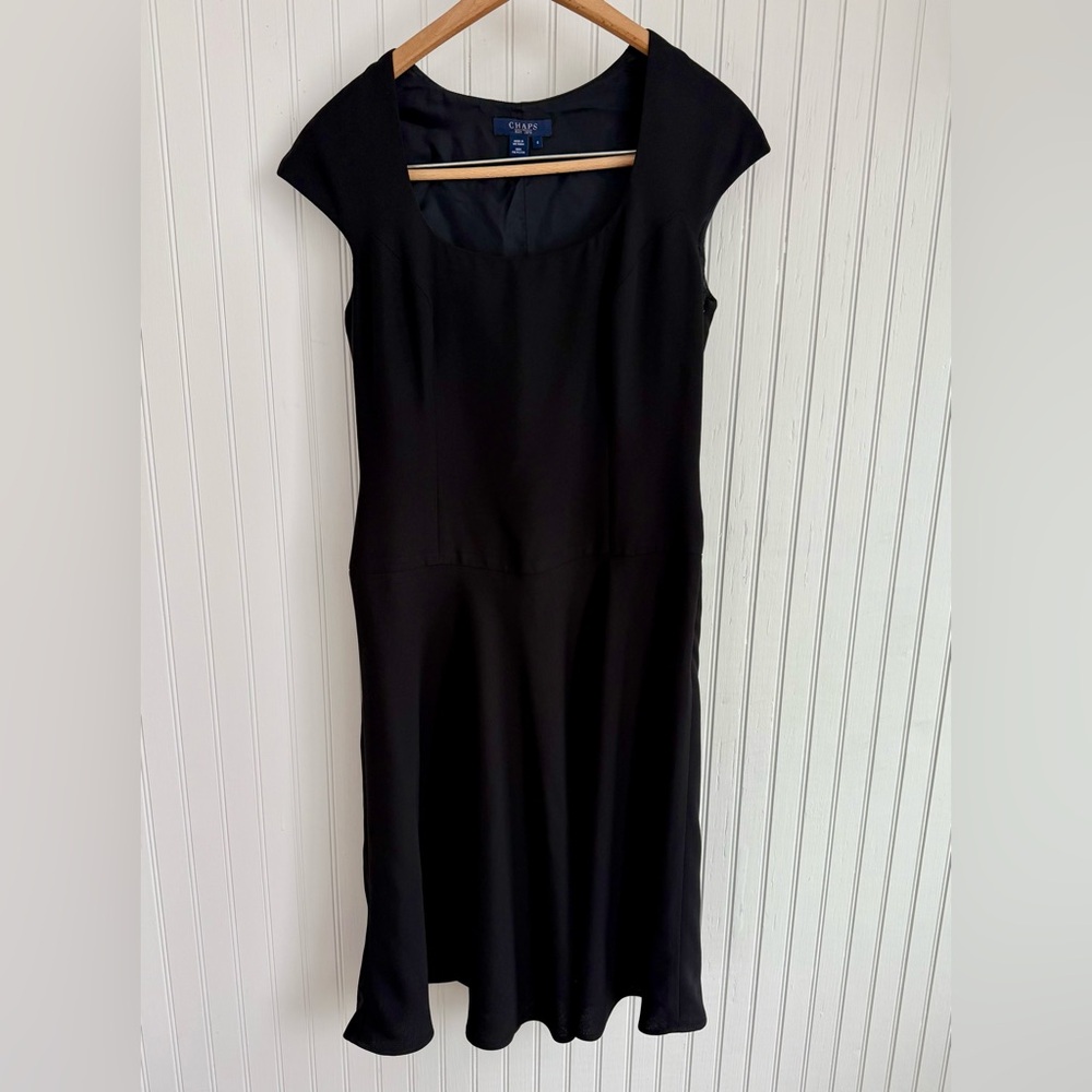 Classic Little Black Dress Size 4 with Cap Sleeves